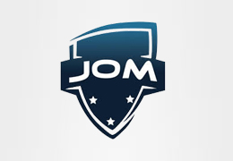 'JOM' logo